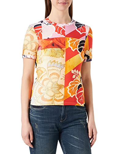 Desigual TS_Baton Rouge Camiseta, Multicolor, XS De Las Mujeres