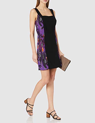 Desigual Vest_Baton Rouge Vestido Casual, Negro, M para Mujer