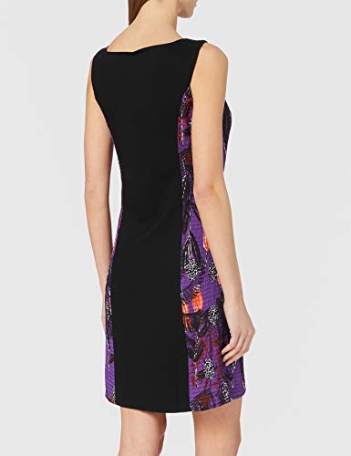 Desigual Vest_Baton Rouge Vestido Casual, Negro, M para Mujer