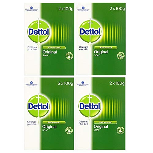 Dettol Bar Soap Original 2 x 100g (Pack of 4)