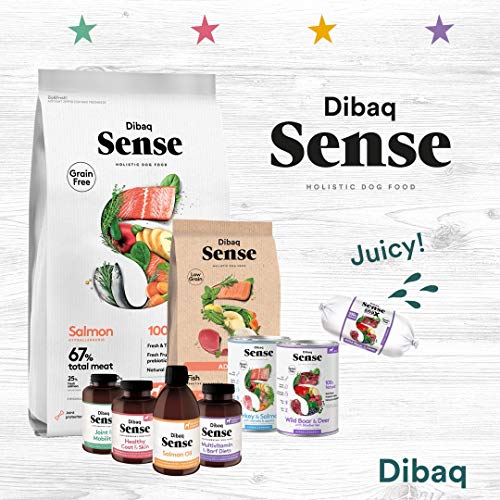 Dibaq Sense Grain Free Salvaje (Ciervo y Jabalí). Comida húmeda para perros. 100% natural. Hipoalergénico.