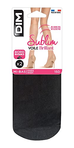 Dim Sublim Calcetines, 15 DEN, Negro (Noir 0hz), Talla única (Talla del Fabricante: 35/41) (Pack de 4) para Mujer