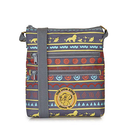 Disney Bolso de Mano Con Diseño El Rey León Para Mujer Niña, Bolso Bandolera Estampado Lion King, Bolsos Cruzados Para Ocio, Viaje, Colegio, Festival, Regalos Para Chicas Mujeres