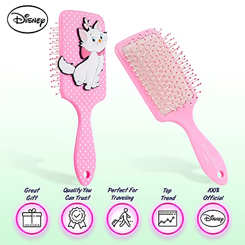 Disney Cepillo Pelo Marie Aristogatos, Accesorios Pelo Niña, Peine Desenredante Diseño 3D, Merchandising Oficial Regalos Originales Para Niñas y Mujeres