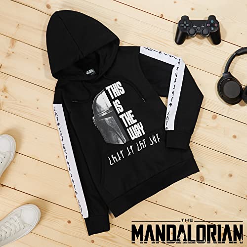 Disney Sudadera Niño de The Mandalorian, Regalos para Niños, Sudadera Adolescente 7 - 14 Años (13-14 Años)