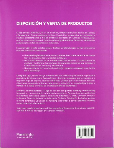 Disposición y venta de productos