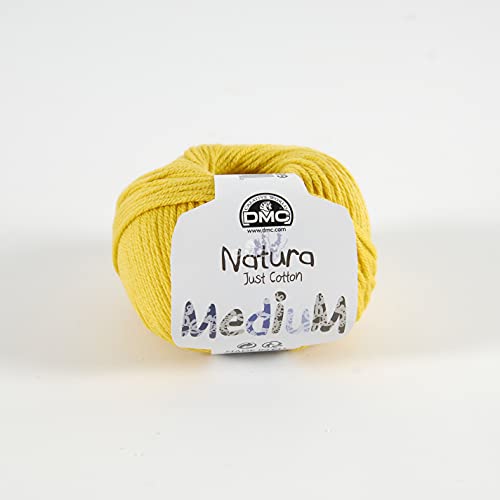 DMC - Natura medium 332 - Ovillo para tricot y ganchillo | 100% algodón - Ideal para prendas de vestir | 50g - 75m | 27 colores