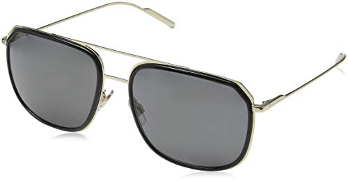 Dolce & Gabbana 0Dg2165 Gafas de Sol, Black/Pale Gold, 58 para Hombre