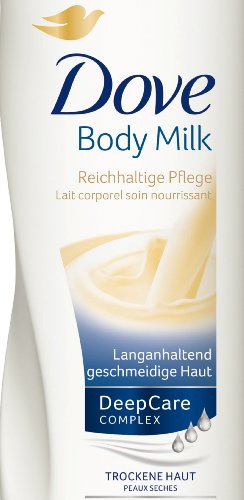 Dove Body Milk Reich haltige Cuidado, 4 unidades (4 x 400 ml)