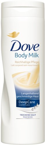 Dove Body Milk Reich haltige Cuidado, 4 unidades (4 x 400 ml)