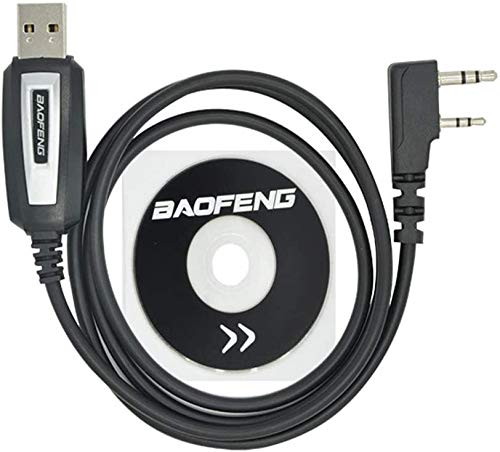 Dragon Trading Cable para la programación de Baofeng para el jamón bidireccional Radios portátiles: UV-5R, 5RA, 5R Plus, 5RE, UV-82, bf F8HP, UV3R Plus, BF-888S, 5R EX, 5RX3, GA-2S, BF-F8+,H777 UV82HP