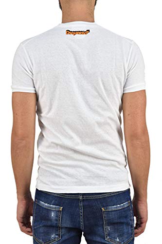 Dsquared 2 camisetas Caten Bros Hombre Blanco Nuevo blanco XL