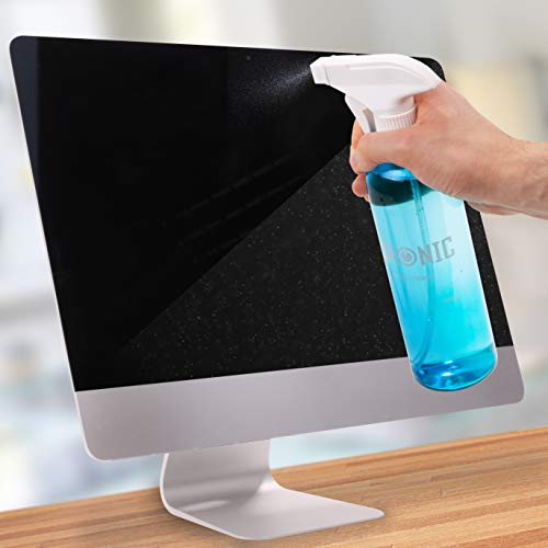 Duronic SCK103 Spray Limpiador de 500ml para Pantallas LCD TFT LED Plasma OLED 4K TV iPad Smartphone para Ordenadores portátiles y Lentes de cámaras y Gafas – Kit de Spray y paño de Microfibra