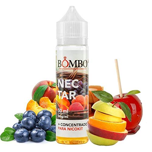 E-liquid BOMBO NECTAR 50ML – zumo de frutas del mediterráneo al punto, TPD,para Cigarrillos Electrónicos,sin nicotina.