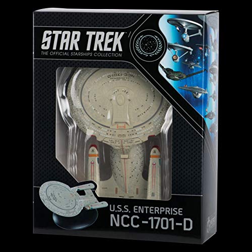 Eaglemoss Figura de Star Trek USS Enterprise NCC-1701-D Hero Collector 14x6.5x10cm