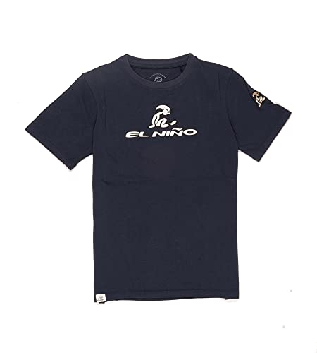 El Niño Tarifa Sweetwear. Camiseta de niños de Cuello Redondo en Color Azul. Estampado con Logo El Niño en el Pecho (12)