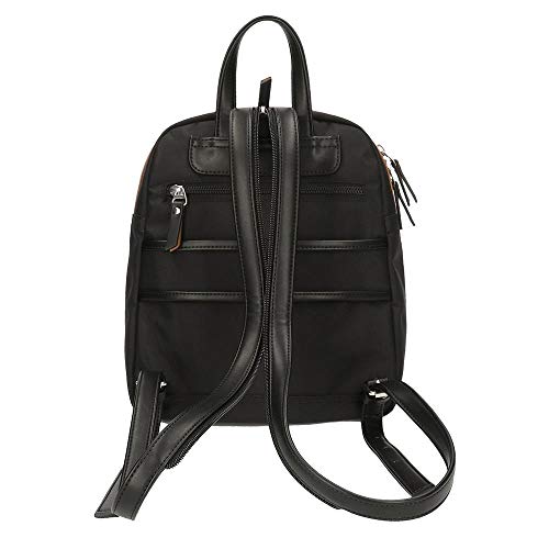 El Potro Chic Mochila Casual, Negra, 24x28x10 cm