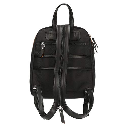 El Potro Chic Mochila Casual, Negra, 24x28x10 cm