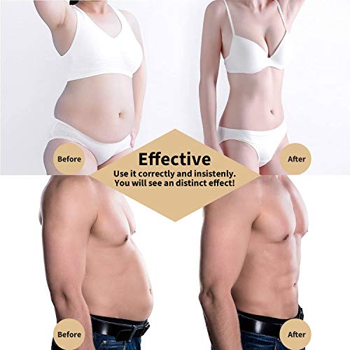 Electroestimulador Muscular Abdominales, Masajeador Eléctrico Cinturón,Estimulación Muscular Masajeador Eléctrico Cinturón Abdomen/Brazo/Piernas/Glúteos,Almohadillas de Gel 10pcs