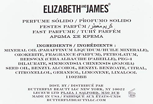 Elizabeth and James Nirvana perfume sólido blanco para mujer 0,14 Oz