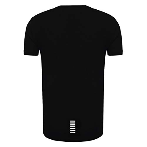 Emporio Armani Camiseta para hombre EA7 3ZPT52 PJ03Z, manga corta, cuello redondo