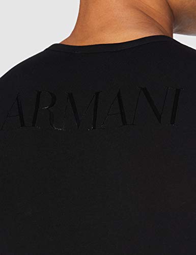 Emporio Armani CC716 111035 00010 Camiseta Interior, Hombre, Negro (Black), M