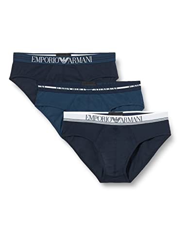 Emporio Armani Cinturilla Mixta Bañador , Hombre, Azul (Marino/Abyss), S