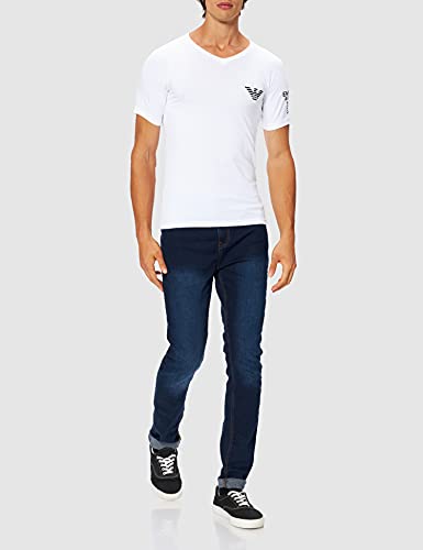 Emporio Armani Edición On-Site Camiseta, Hombre, Blanco, L