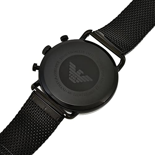 Emporio Armani Reloj Analógico para Hombre de Cuarzo AR11142 Negro