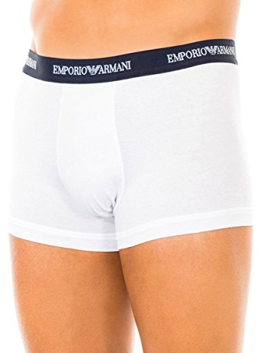 Emporio Armani Underwear CC717 Calzoncillos, Hombre, Multicolor (Blanco/Negro/Gris 02910), XXL