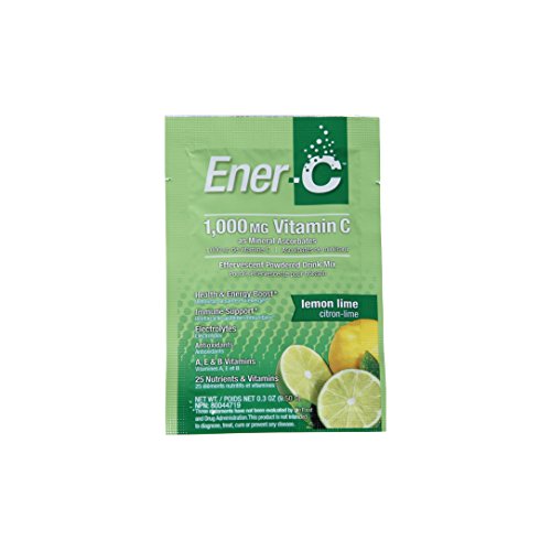 Ener-C Vitamin Drink Mix, Lemon Lime, 1000 Mg, 30 Count by Ener-C