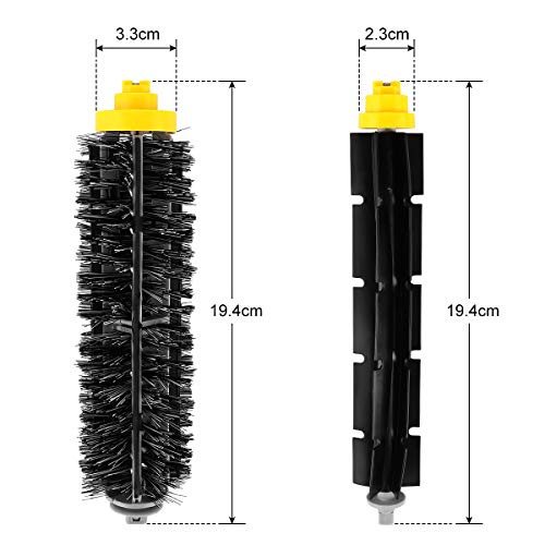 ENERGUP Reemplazo de Accesorios Kit para Roomba 600 650 620 651 621 616 605 Filtro de Repuesto Accesorios