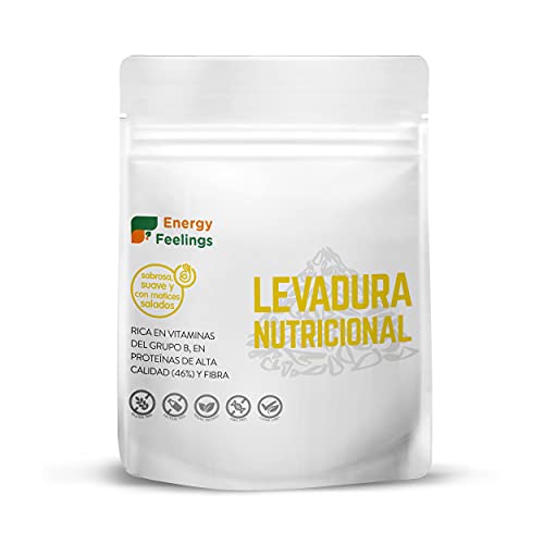 Energy Feelings | Levadura Nutricional en Copos con Vitamina B | Vegana | Sin Gluten | 250g