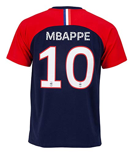 Equipe de FRANCE de football Camiseta de MBAPPE FFF, colección oficial talla para hombre