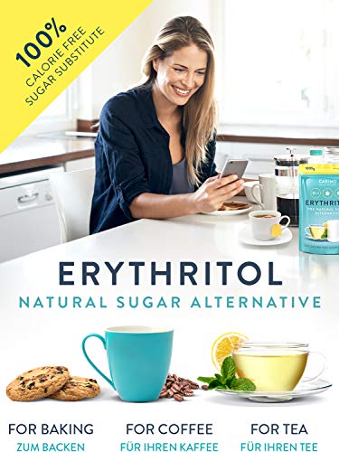 Erythritol polvo Sustituto del azúcar con cero calorías - 900g