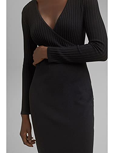 ESPRIT Collection 991eo1e320 Vestido, Negro, XXL para Mujer