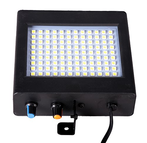 Estroboscopio atómico luces LED, luz estroboscópica, luz intermitente súper brillante, 108 piezas de luces de juego LED blancas para discoteca, salón de baile, KTV, Dj Bar, club, fiesta de música