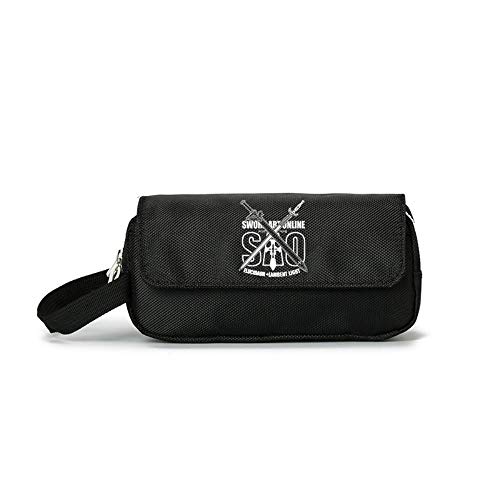 Estuche de anime Sword art Online Bolsa de Lápiz Lapicero Lapices Pencil Case Portalapices Neceser Maquillaje para Material de Papelería con para Estudiantes en Escuela