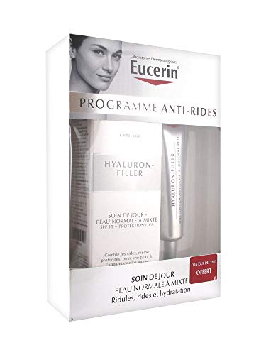 Eucerin hyaluron-filler cuidado Anti-Age día pieles normales a mixtas 50 ml incluye Contour ojos