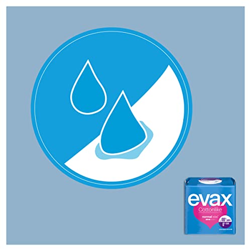 EVAX Cottonlike compresa normal con alas bolsa 16 uds