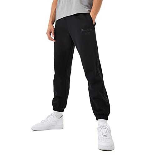 Everlast Hombre x Yiannimize Pantalones Deportivos Joggers Negro XXL