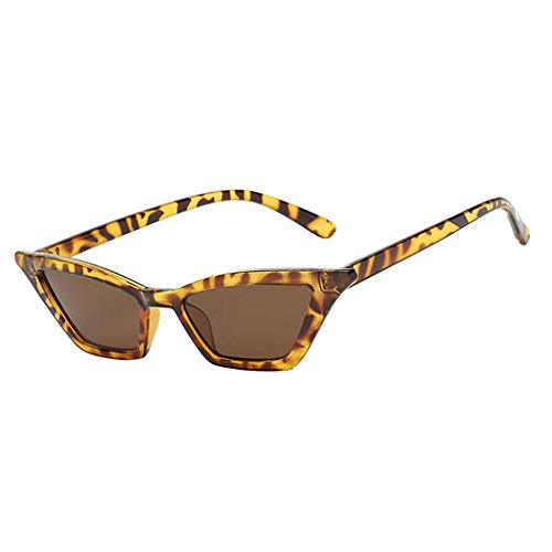 F Fityle Gafas De Sol Retro De Ojo De Gato De 2 Piezas para Mujer UV400 Lente De Espejo Gafas De Los Años 90 Gafas