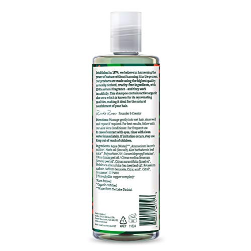 Faith in Nature Champú Natural de Aloe Vera y Árbol del Té, Nutritivo, Vegano y No Testado en Animales, sin Parabenos ni SLS, 400 ml