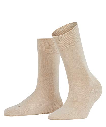 Falke London Sensitive, Calcetines para Mujer, Beige (Sand Mel) 39-40