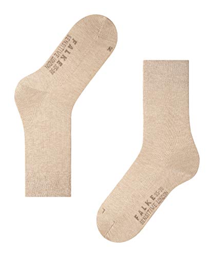 Falke London Sensitive, Calcetines para Mujer, Beige (Sand Mel) 39-40