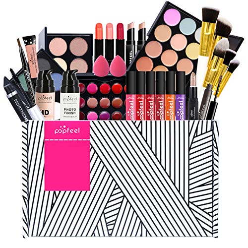 FantasyDay Juego de Maquillaje All in One Makeup Gift Set Incluye Corrector Camuflaje, Brillo de Labios, Brochas, Mascara, Sombra de Ojos - Belleza Cosmético de Caja pour Cara y Labio Make-up #3