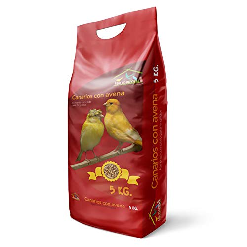 Faunamix Comida para Canarios Natural con Avena 5Kg