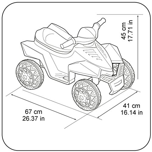 FEBER - Quad Racy 6 V, Color Rosa (Famosa 800011422)