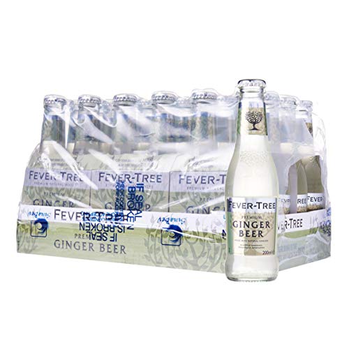 Fever-Tree Ginger Beer Refrescos - Paquete de 24 x 200 ml - Total: 4800 ml