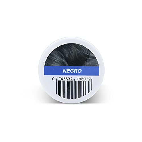 Fibras Capilares en finos filamentos de LuxHair Color Negro. Ayuda a disimular la alopecia en hombres y mujeres y densificar el volumen del cabello dándole un aspecto natural
